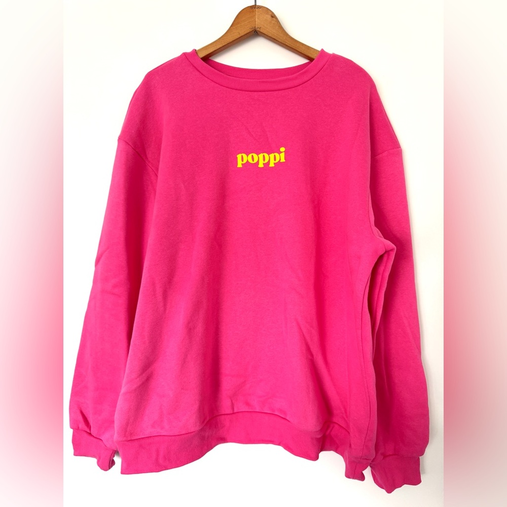 Poppi Iconic Flavor Forever Pink Sweatshirt, Size XXL - NWT - Picture 3 of 9